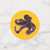 Confettis Octopus on balloon (Petit recto)