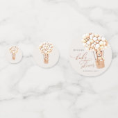 Confettis On Peut Attendre ! Baby shower (Devant)