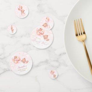 Confettis On Peut Attendre ! Baby shower Teddy Bear