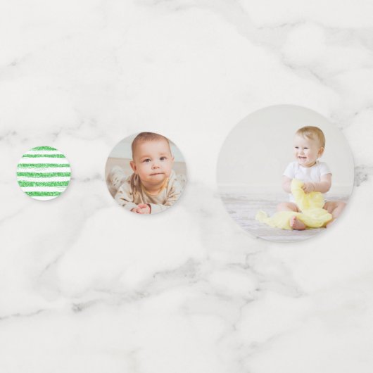 Confettis One In A Melon 1st Birday Party Photo (Derrière)