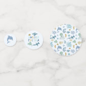 Confettis ONEder the Sea Boy 1er anniversaire (Derrière)