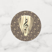 Confettis Onglet de guitare de notes musicales personnalisée (Petit recto)