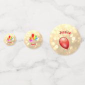 Confettis Or brillant Happy 104e anniversaire conception de  (Derrière)