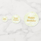 Confettis Or personnalisé 90e anniversaire (Derrière)