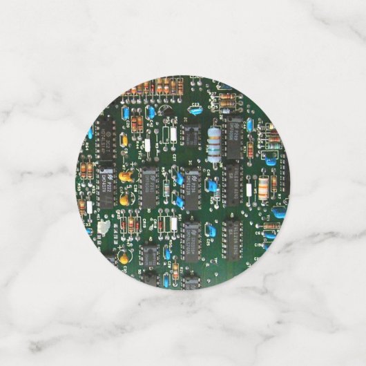 Confettis Ordinateur Électronique Carte de circuits imprimés (Petit recto)