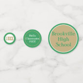 Confettis Ouah ! Classe reunion personnalisée décoration de  (Devant)