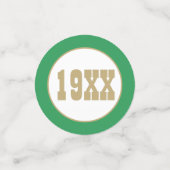 Confettis Ouah ! Classe reunion personnalisée décoration de  (Petit recto)