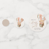 Confettis Ours En Conflit, Ballotte À Air Chaud Rose, Premie (Derrière)