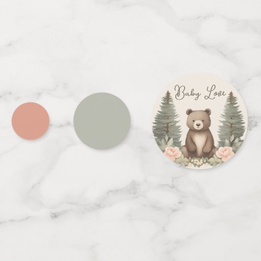 Confettis Ours forestier (Derrière)