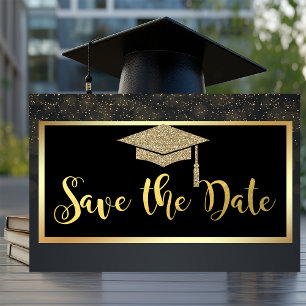 Confettis Pailletés Or Graduation Save The Date