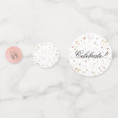 Confettis Pailletés Rose et Or (Derrière)