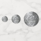 Confettis Paillettes Argentées (Devant)