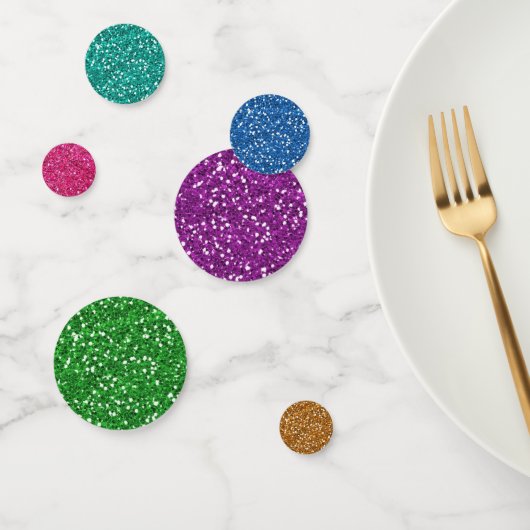 Confettis Paillettes Colorées (Groupe)