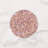 Confettis Paillettes Or Rose (Petit recto)