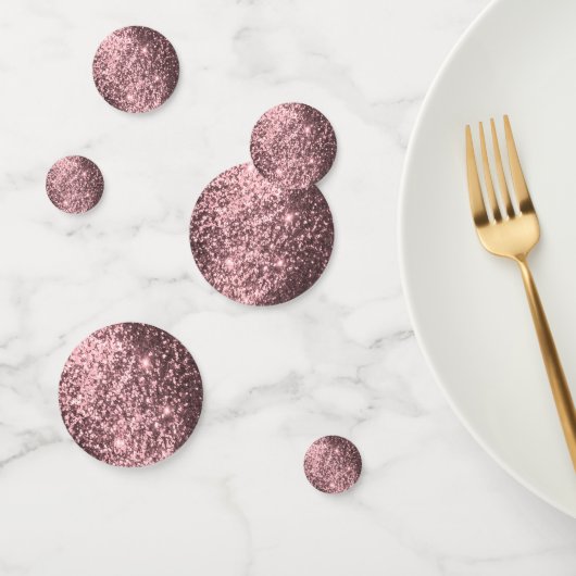 Confettis Paillettes Rose Gold (Groupe)