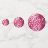 Confettis Paillettes roses moyennes (Devant)