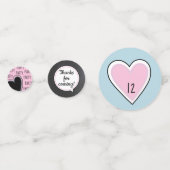 Confettis Pajama rose Llama Joueur de fête d'anniversaire (Devant)