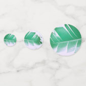 Confettis Pale Vert Pastel Bananier (Devant)