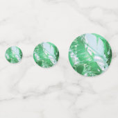 Confettis Pale Vert Pastel Bananier (Derrière)