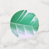Confettis Pale Vert Pastel Bananier (Petit recto)