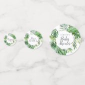 Confettis Palme tropicale sauvage C'est une table de Baby sh (Devant)