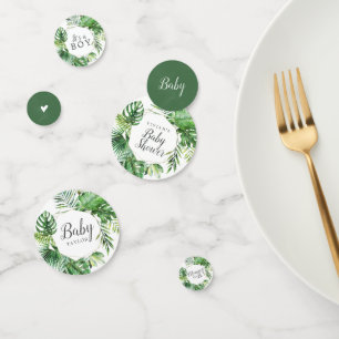 Confettis Palmier tropical sauvage C'est une table de Baby s