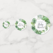 Confettis Palmier tropical sauvage C'est une table de Baby s (Devant)