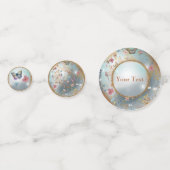 Confettis Papillon bleu perle (Derrière)