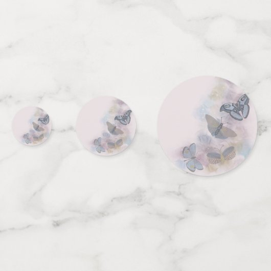 Confettis Papillons à encre d'alcool (Devant)