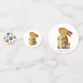 Confettis Pâques joyeuses - Oeufs colorés Table Scatter Cade (Devant)