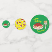 Confettis Parti Anniversaire de enfant de Cute Spaghetti Kaw (Derrière)