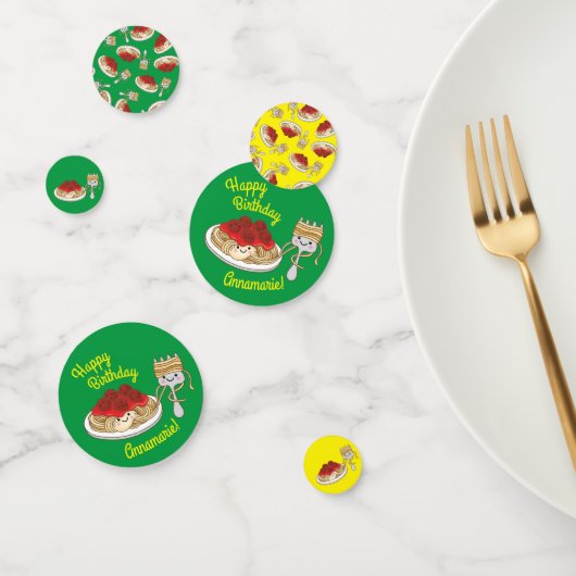 Confettis Parti Anniversaire de enfant de Cute Spaghetti Kaw (Groupe)