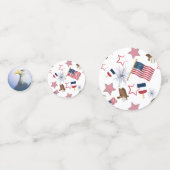 Confettis Parti du 4 juillet (Derrière)