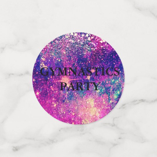 CONFETTIS PARTI GYMNASTICS (Petit recto)