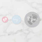 Confettis Parti révélateur du genre rose et bleu (Devant)