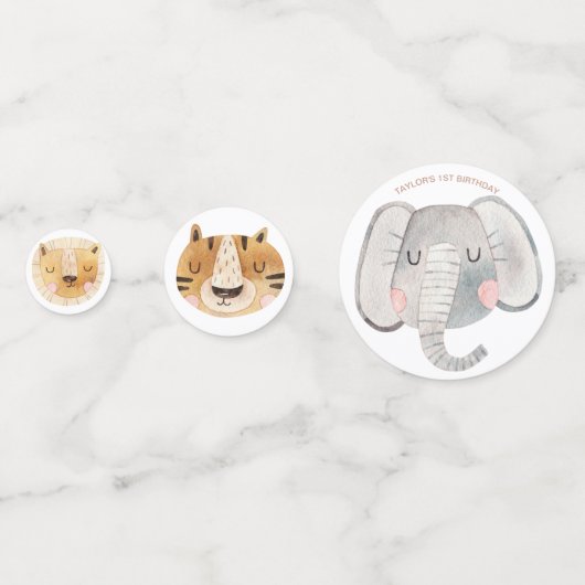 Confettis Parti SAFARI (Devant)