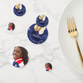 Confettis Parties scintillant bleu marine anniversaire ballo (Groupe)