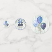 Confettis Parties scintillant de la Marine Ballons Eucalyptu (Derrière)