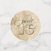 Confettis Parties scintillant et brillant doux 16 Mix noir/o (Petit recto)