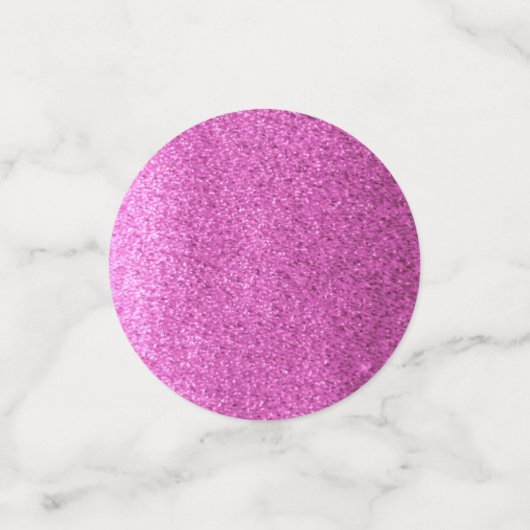 Confettis Parties scintillant Fuschia Faux (Petit recto)