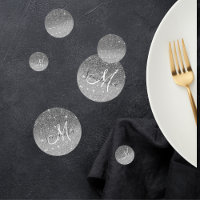 Parties scintillant gris moderne éclabousser Nom p