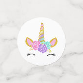 Confettis Parties scintillant magique Unicorn étoiles Annive (Petit recto)