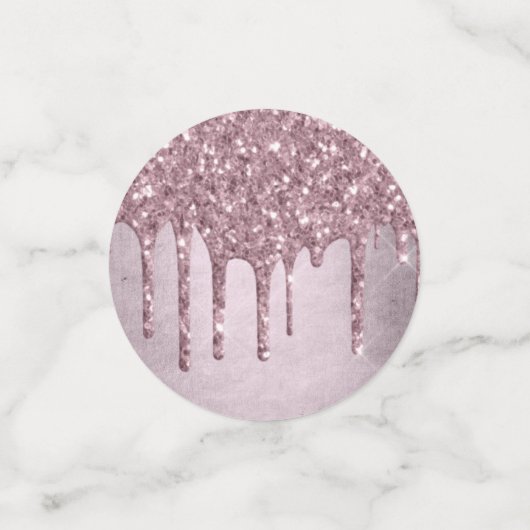 Confettis Parties scintillant Mauve de dérive | Mélangeur de (Petit recto)