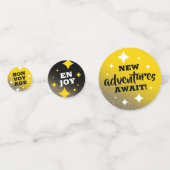 Confettis Parties scintillant Or étoiles joyeuse retraite No (Derrière)