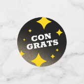 Confettis Parties scintillant Or étoiles joyeuse retraite No (Petit recto)