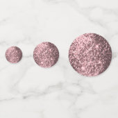 Confettis Parties scintillant or rose (Derrière)