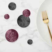 Confettis Parties scintillant rose en or et noir (Groupe)