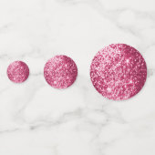 Confettis Parties scintillant rose moyen (Derrière)