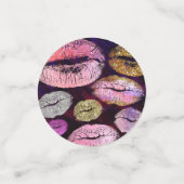 Confettis Parties scintillant rose violet étincelle Glam fêt (Petit recto)