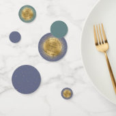 Confettis Pastel Celestial Gold Moon Enregistrer La Date (Groupe)